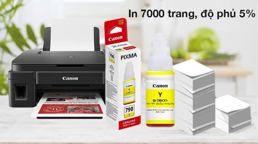 Hộp mực in phun màu Canon GI-790 Vàng (dành cho Canon dòng G Series) - Giá rẻ nhất hôm nay - Ảnh 3