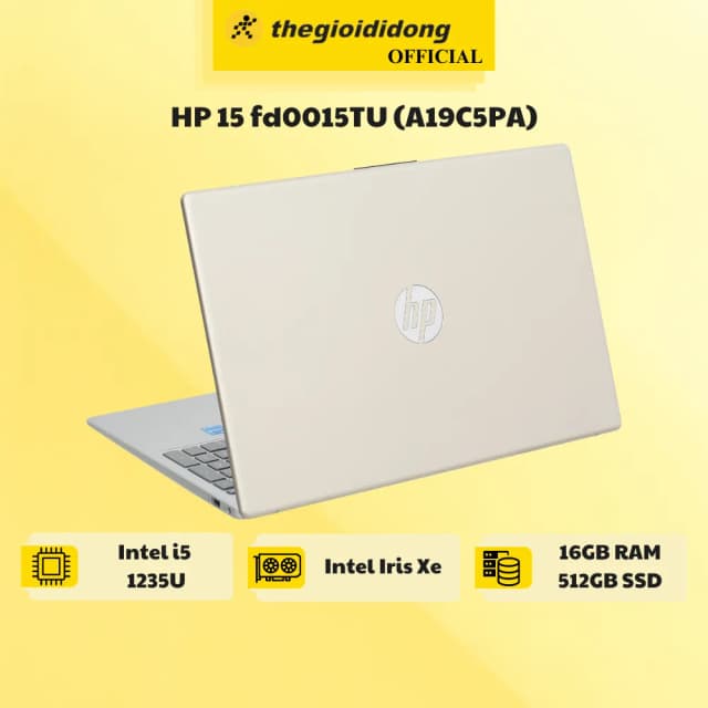 Laptop HP 15 fd0015TU - A19C5PA (i7 1355U, 16GB, 512GB, Full HD, Win11) - 12