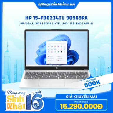 Laptop HP 15 fd0234TU - 9Q969PA (i5 1334U, 16GB, 512GB, Full HD, Win11) - 20