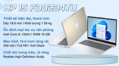 Laptop HP 15 fd0234TU - 9Q969PA (i5 1334U, 16GB, 512GB, Full HD, Win11) - 3
