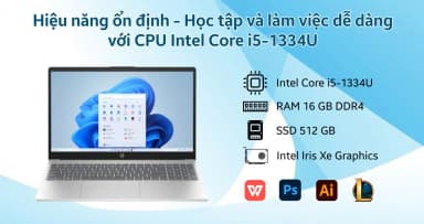 Laptop HP 15 fd0235TU - 9Q970PA (i5 1334U, 16GB, 512GB, Full HD, Win11) - 19