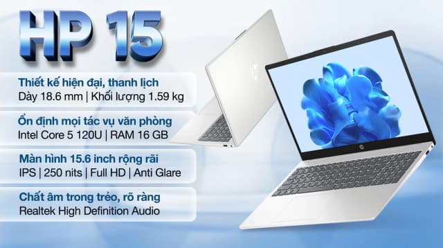 So sánh giá Laptop HP 15 fd1043TU - 9Z2W9PA (Core 5 120U, 16GB, 1TB, Full HD, Win11) rẻ nhất? - Ảnh 10