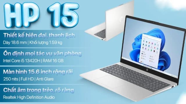 Laptop HP 15 fr0036TU - BZ7U2PA (i5 13420H, 16GB, 512GB, Full HD, Win11) - 4