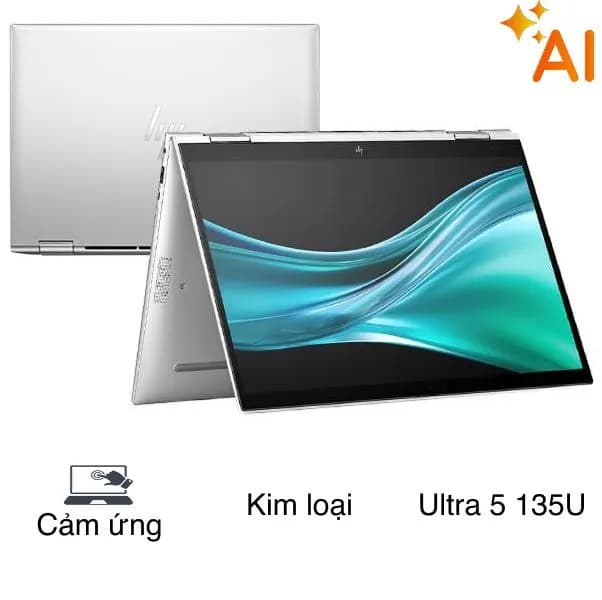 Laptop HP Elitebook X360 830 G11 - A7RB9PT (Ultra 5 135U, 16GB, 512GB, WUXGA, Cảm ứng, Win11 Pro) - Giá rẻ nhất hôm nay - Ảnh 1
