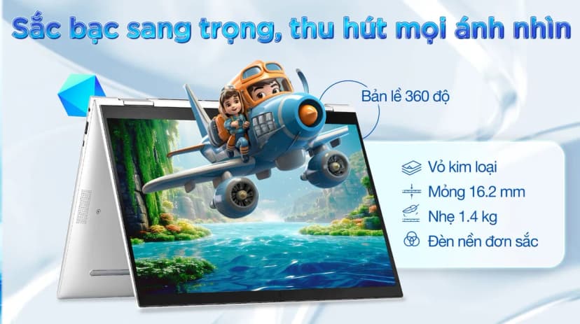 Laptop HP Elitebook X360 830 G11 - A7RB9PT (Ultra 5 135U, 16GB, 512GB, WUXGA, Cảm ứng, Win11 Pro) - Giá rẻ nhất hôm nay - Ảnh 3
