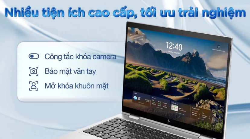 Laptop HP Elitebook X360 830 G11 - A7RB9PT (Ultra 5 135U, 16GB, 512GB, WUXGA, Cảm ứng, Win11 Pro) - Giá rẻ nhất hôm nay - Ảnh 5