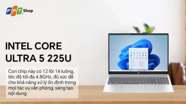 Laptop HP OmniBook 5 AI 16 af1046TU - BZ7Q8PA (Ultra 5 225U, 16GB, 512GB, WUXGA, Cảm ứng, OfficeH24, Win11) - 9