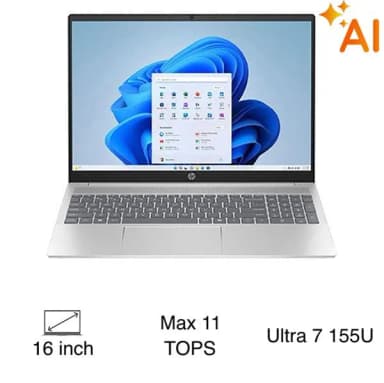 Laptop HP Pavilion 16 af0052TU - AY8C1PA (Ultra 7 155U, 16GB, 1TB, WUXGA, OfficeHS+365, Win11)