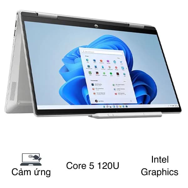 Laptop HP Pavilion X360 14 ek2017TU - 9Z2V5PA (Core 5 120U, 16GB, 512GB, Full HD, Cảm ứng, Win11) - 1