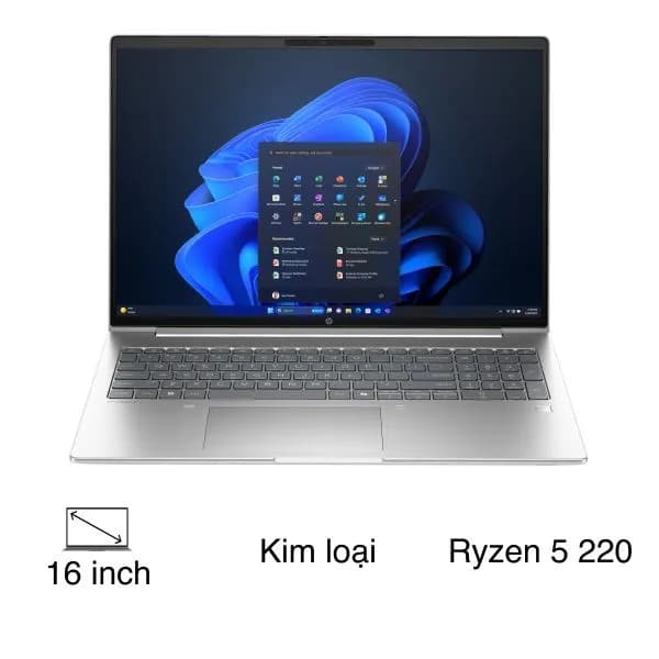 Laptop HP Probook 4 G1ah 16 - C40JPAT (R5 220, 16GB, 512GB, WUXGA, Win11) - Giá rẻ nhất hôm nay - Ảnh 1