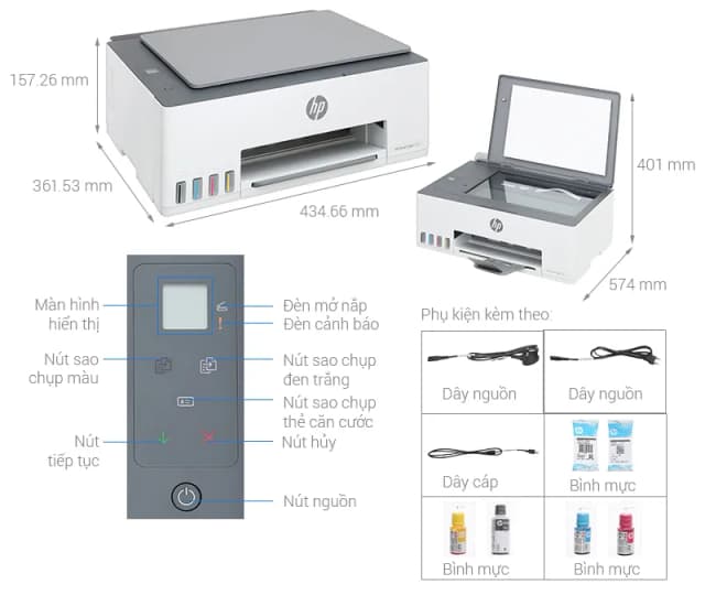 So sánh giá Máy in phun màu đa năng HP Smart Tank 520 (1F3W2A) rẻ nhất? - Ảnh 5