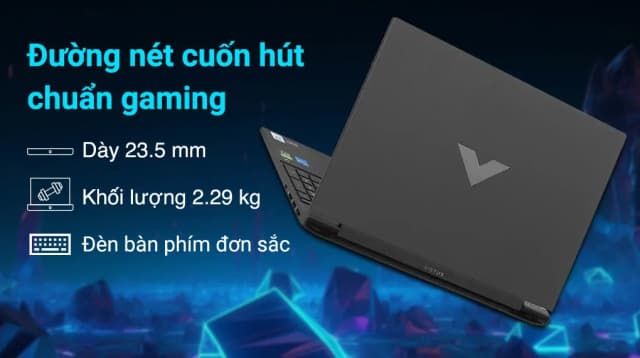 Laptop HP Gaming VICTUS 15 fa1139TX - 8Y6W3PA (i5 12450H, 16GB, 512GB, RTX 2050 4GB, Full HD 144Hz, Win11) - 6
