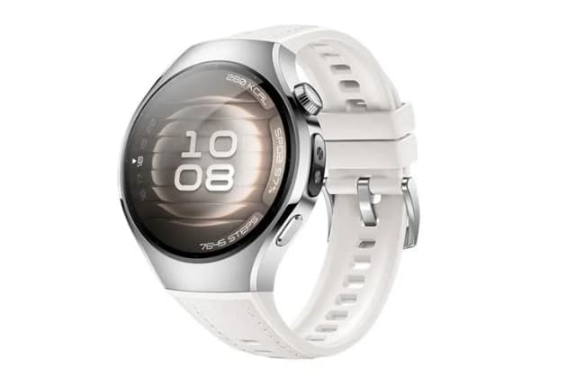 Huawei Watch 5 42mm viền thép dây composite Trắng - Ảnh 9
