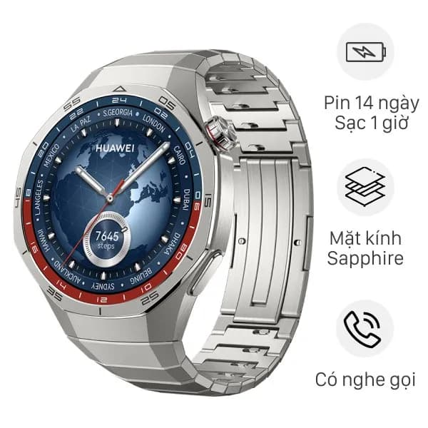 So sánh giá Huawei Watch Fit 5 Pro 44.5mm dây Fluoro viền Titanium Micro Arc Oxidation - Tìm sản phẩm giá rẻ nhất - Ảnh 2