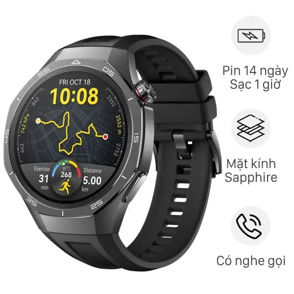 So sánh giá Huawei Watch Fit 5 Pro 44.5mm dây Fluoro viền Titanium Micro Arc Oxidation - Tìm sản phẩm giá rẻ nhất - Ảnh 9
