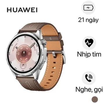 So sánh giá Huawei Watch GT 6 41mm viền thép dây da rẻ nhất? - Ảnh 6