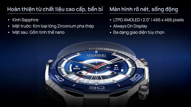 So sánh giá Huawei Watch Ultimate 2 47.8mm dây cao su rẻ nhất? - Ảnh 2