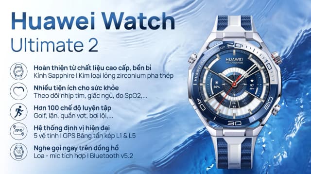 So sánh giá Huawei Watch Ultimate 2 47.8mm dây cao su rẻ nhất? - Ảnh 3