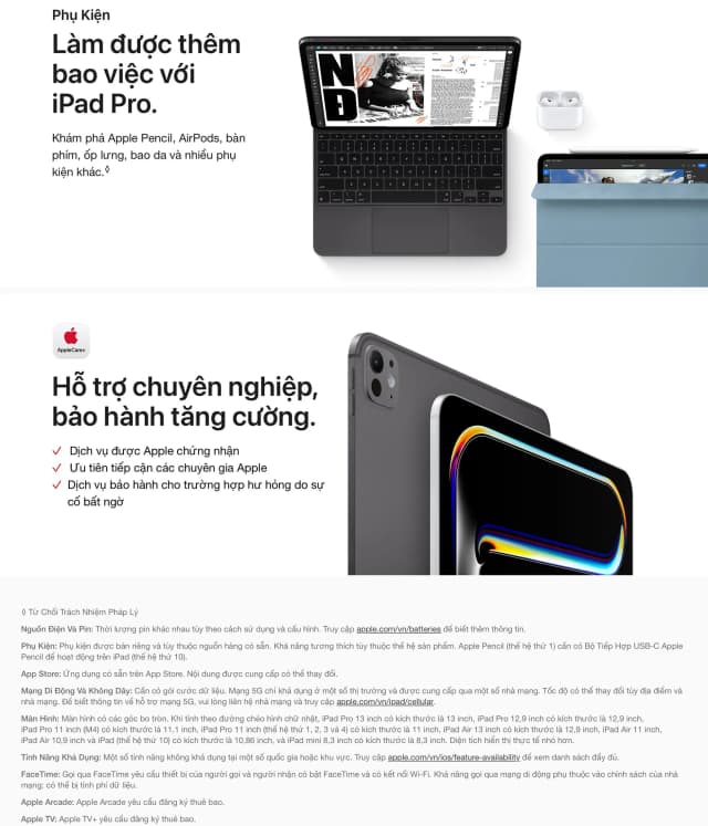 Máy tính bảng iPad Pro M4 13 inch 5G 256GB - 13