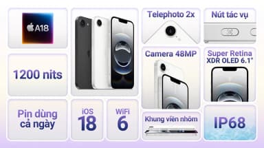 Điện thoại iPhone 16e 256GB - 19