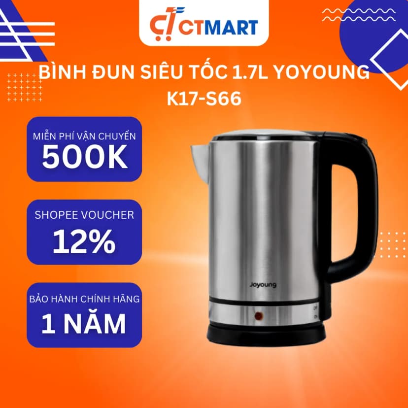 Bình đun siêu tốc Joyoung 1.7 lít JEK-588 - Giá rẻ nhất hôm nay - Ảnh 18