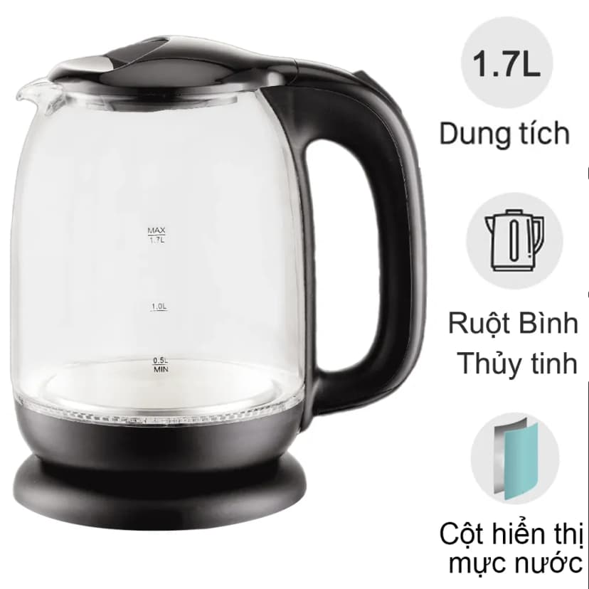 Bình đun siêu tốc Joyoung 1.7 lít JEK-588 - Giá rẻ nhất hôm nay - Ảnh 32