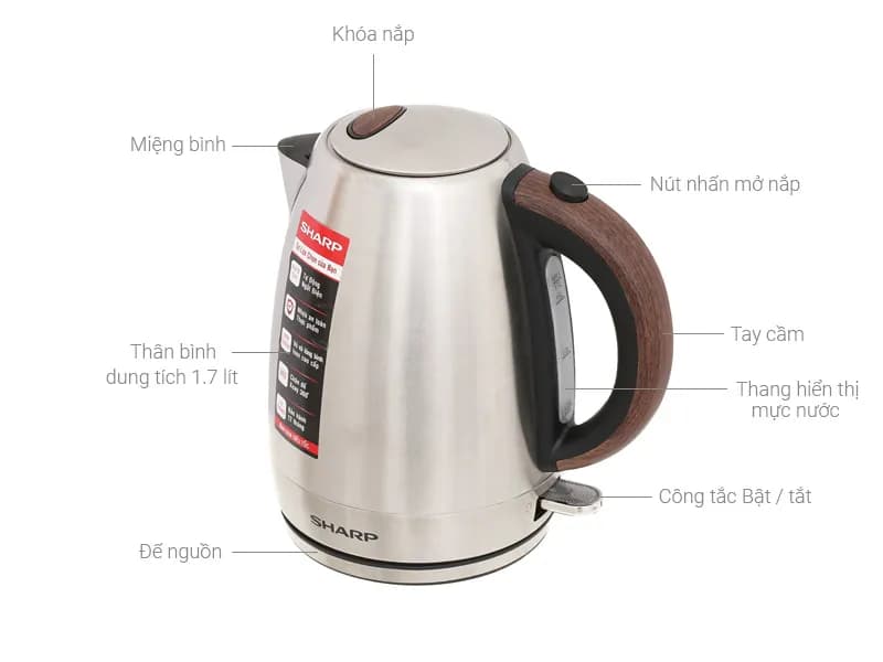 Bình đun siêu tốc Joyoung 1.7 lít JEK-588 - Giá rẻ nhất hôm nay - Ảnh 52