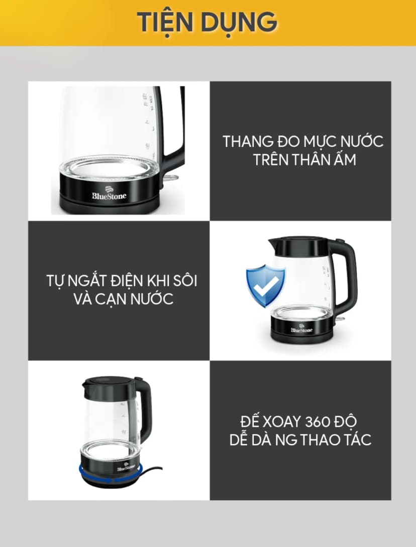 Bình đun siêu tốc Joyoung 1.7 lít JEK-588 - Giá rẻ nhất hôm nay - Ảnh 78