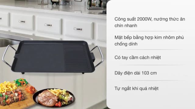 Top 1 so sánh giá Bếp nướng điện Kangaroo KG 699 - Tìm sản phẩm giá rẻ nhất - Ảnh 12