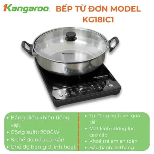 So sánh giá Bếp từ đơn Kangaroo KG18IC1 2000W rẻ nhất? - Ảnh 15
