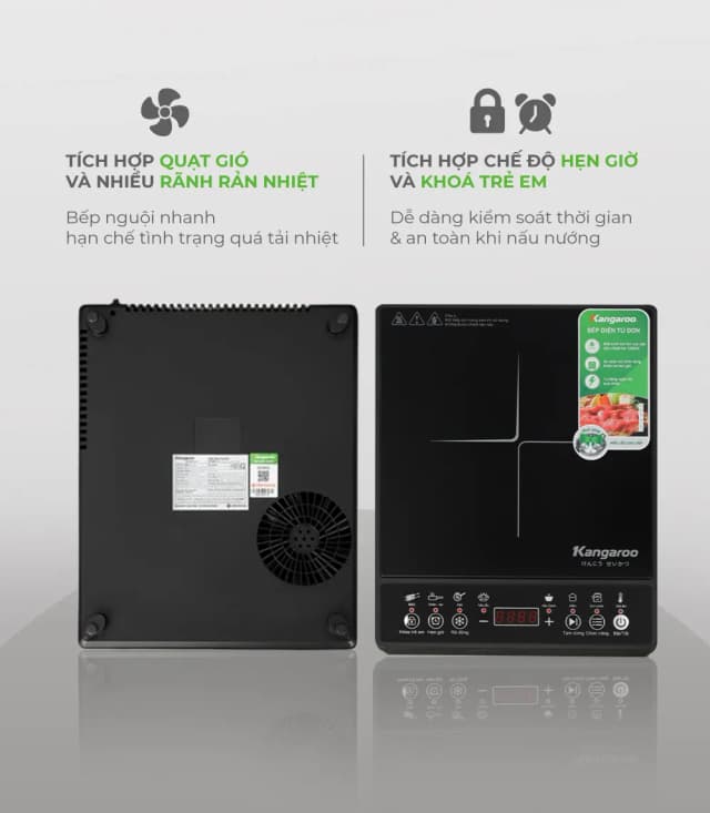 So sánh giá Bếp từ đơn Kangaroo KG18IC1 2000W rẻ nhất? - Ảnh 16
