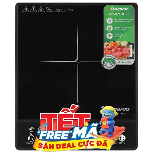 So sánh giá Bếp từ đơn Kangaroo KG18IC1 2000W rẻ nhất? - Ảnh 9