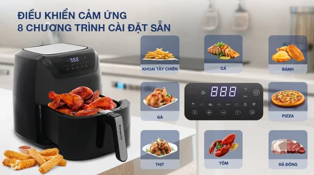 So sánh giá Nồi chiên không dầu Kangaroo 8 lít KG8AF1A rẻ nhất? - Ảnh 10