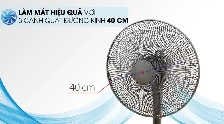 So sánh giá Quạt đứng KDK 3 cánh M40K GY 50W - Tìm sản phẩm giá rẻ nhất - Ảnh 3