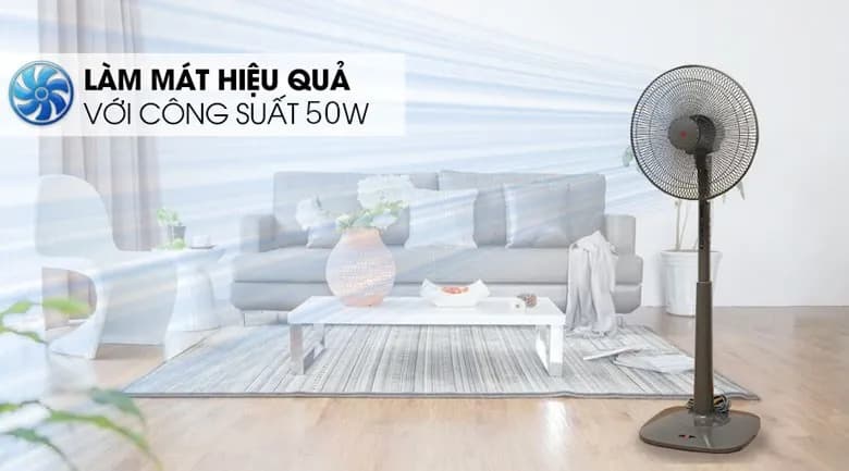 So sánh giá Quạt đứng KDK 3 cánh M40K GY 50W - Tìm sản phẩm giá rẻ nhất - Ảnh 5