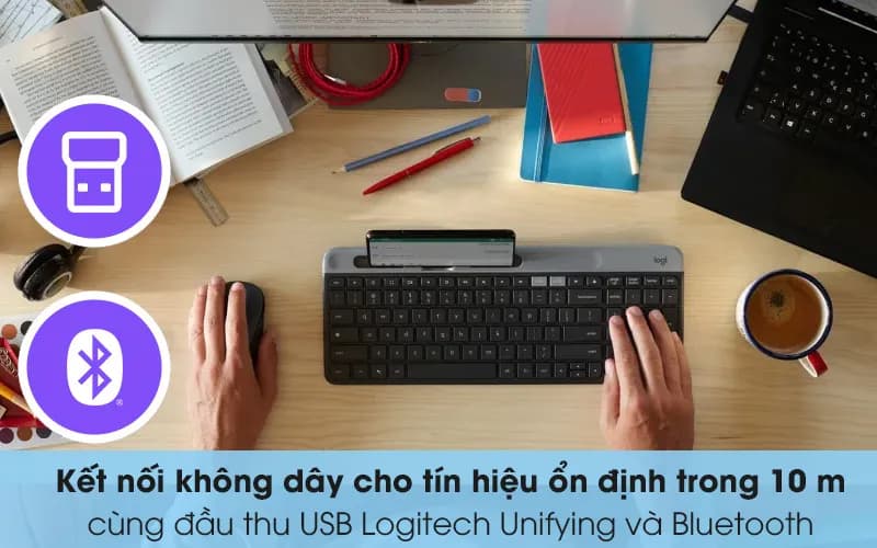 Bàn Phím Không Dây Bluetooth Logitech K580 - Giá rẻ nhất hôm nay - Ảnh 3
