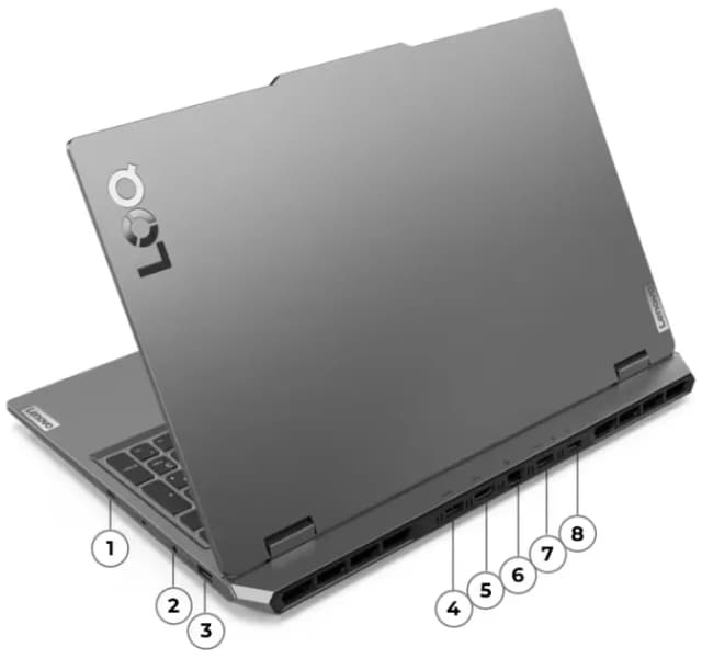 Laptop Lenovo Gaming LOQ 15IRX9 - 83DV01ANVN (i5 13450HX, 16GB, 1TB, RTX 3050 6GB, Full HD 144Hz, Win11) - 12