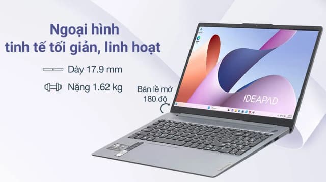 Laptop Lenovo Ideapad Slim 3 15AMN8 - 82XQ00J0VN (R5 7520U, 16GB, 512GB, Full HD, Win11) - 2