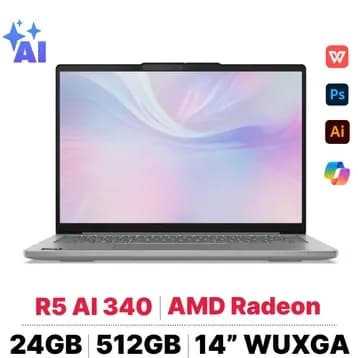 Laptop Lenovo IdeaPad Slim 5 OLED 14AKP10 - 83HX0065VN (R5 AI 340, 32GB, 512GB, WUXGA OLED, Win11) - 17