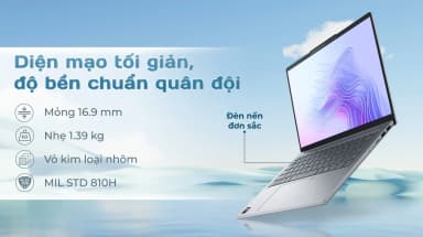 Laptop Lenovo IdeaPad Slim 5 OLED 14AKP10 - 83HX0066VN (R7 AI 350, 32GB, 512GB, WUXGA OLED, Win11) - 17