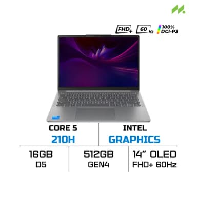 Laptop Lenovo IdeaPad Slim 5 OLED 14IRH10R - 83J0006EVN (Core 5 210H, 16GB, 512GB, WUXGA OLED, Win11) - 8