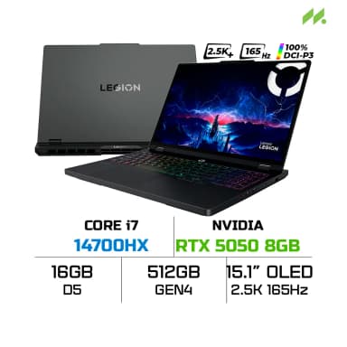 Laptop Lenovo Gaming Legion 5 15IRX10 - 83LY00A6VN (i7 14700HX, 24GB, 512GB, RTX 5050 8GB, WQXGA OLED 165Hz, OfficeH24, Win11) - 20