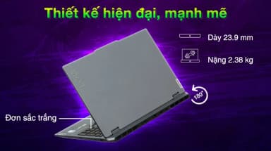 Laptop Lenovo Gaming LOQ 15ARP9 - 83JC00J0VN (R7 7435HS, 24GB, 512GB, RTX 4050 6GB, Full HD 144Hz, Win11) - 6