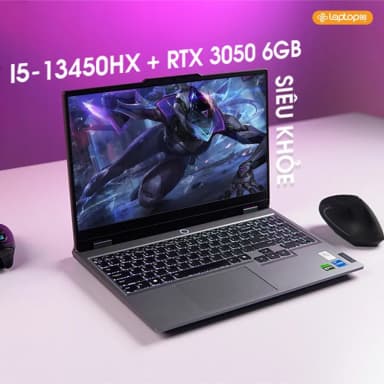 Laptop Lenovo Gaming LOQ 15IRX9 - 83DV00PSVN (i5 13450HX, 24GB, 512GB, RTX 3050 6GB, Full HD 144Hz, Win11) - 15