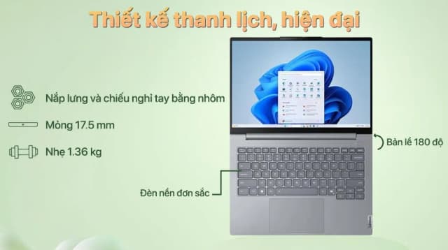 Laptop Lenovo ThinkBook 14 - 21SG007VVN (Core 7 240H, 32GB, 1TB, WUXGA, Win11) - 4