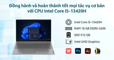 Laptop Lenovo V15 G5 IRL - 83HF0000VN (Core 5 120U, 16GGB, 512GB, Full HD, Win11) - 20