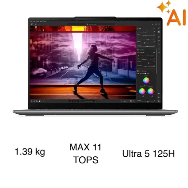 Laptop Lenovo Yoga Slim 7 OLED 14IMH9 - 83CV00D8VN (Ultra 5 125H, 16GB, 1TB, WUXGA OLED, OfficeH24+365, Win11) - Giá rẻ nhất hôm nay - Ảnh 1