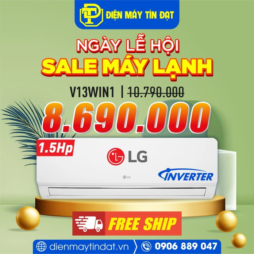Máy lạnh LG Inverter 1.5 HP V13WIN1 - Giá rẻ nhất hôm nay - Ảnh 13