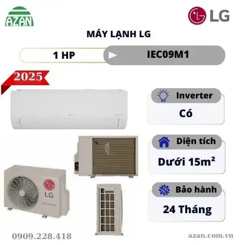So sánh giá Máy lạnh LG Inverter 1 HP IEC09M1 rẻ nhất? - Ảnh 6