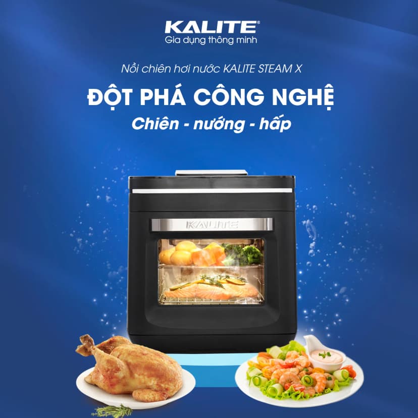 So sánh giá Lò chiên không dầu kết hợp hấp Kalite 15 lít STEAM X - Tìm sản phẩm giá rẻ nhất - Ảnh 15